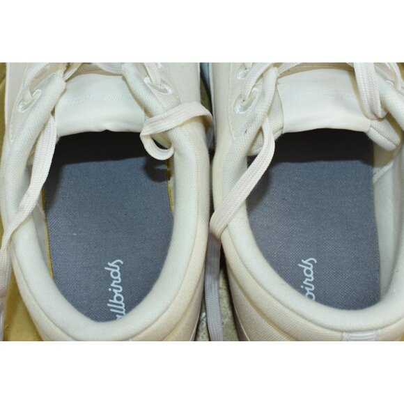 Allbirds Canvas Pacer Men's Shoes Size 12 Sneakers Natural White Blizzard Lowtop - Picture 9 of 10